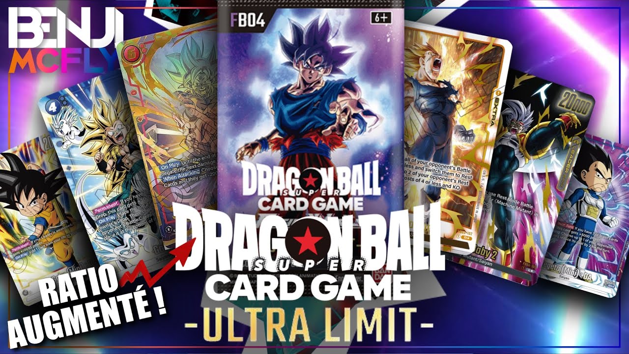 🤩NOUVELLE RARETÉ ET MEILLEUR RATIO !🎉 DRAGON BALL SUPER CARD GAME FUSION WORLD FB04 ULTRA LIMIT !!
