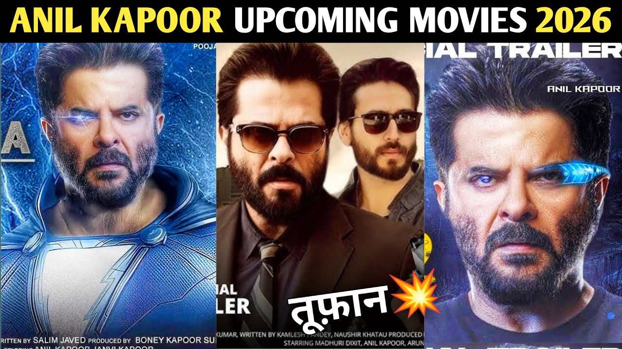 Anil Kapoor Top 10 Upcoming  Movies 2026-27 | अनिल कपूर की आने वाली 10 सबसे बड़ी दमदार फिल्में 2026