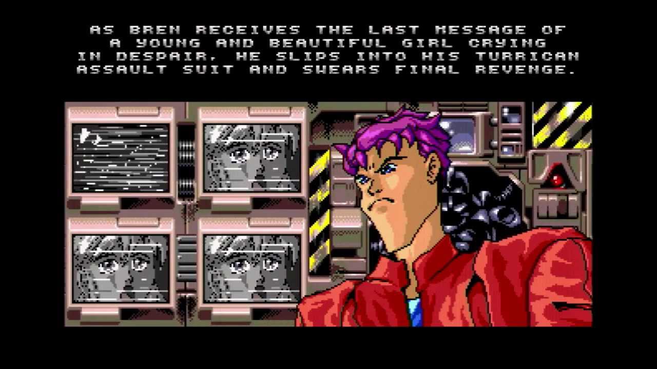 Mega Turrican Intro. Sega MegaDrive.