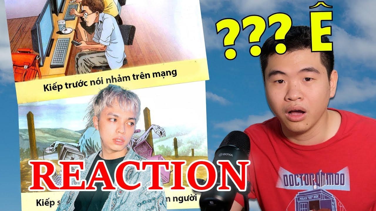 Reaction Tranh nhân quả của Tiến Nam ( mô phật ) l Ông Tek