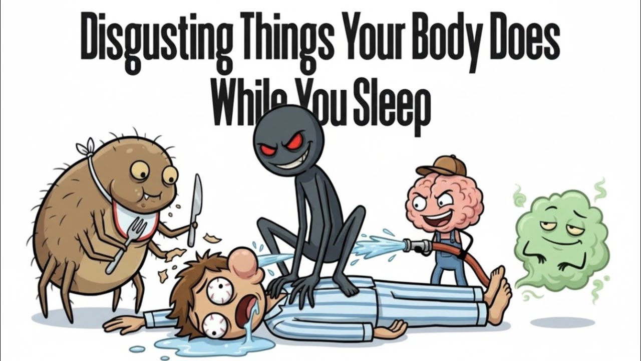 Disgusting Things Your Body Does While You Sleep#SleepScience #HumanBody #WhileYouSleep #psychology