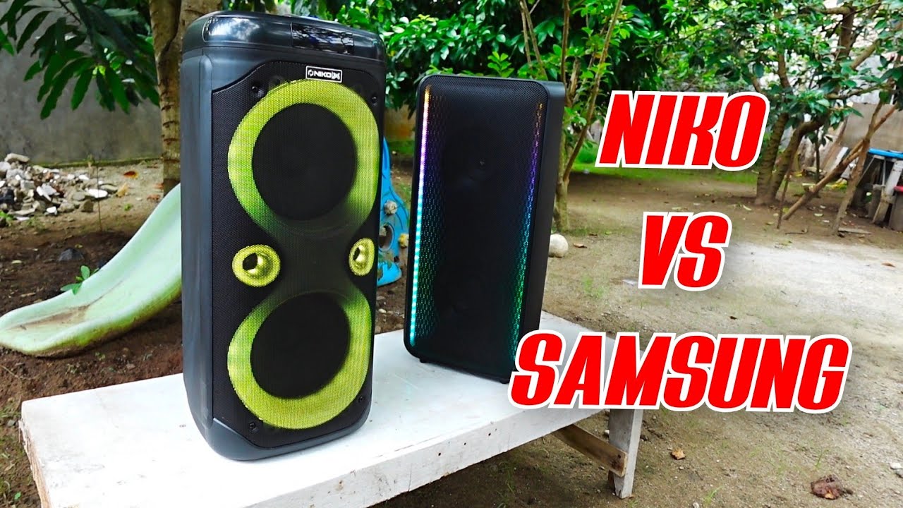 Niko Dino 8B против Samsung SoundTower MX-ST40B #partybox #speaker #karaoke #tws #bass