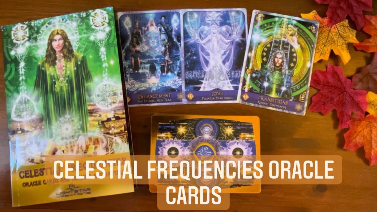 Celestial Frequencies Oracle Cards and Healing Activators | Full Flip Through