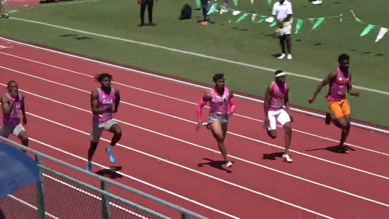 Men 100m Heat 2 Finals 2019 Power 5 Trailblazer Challenge