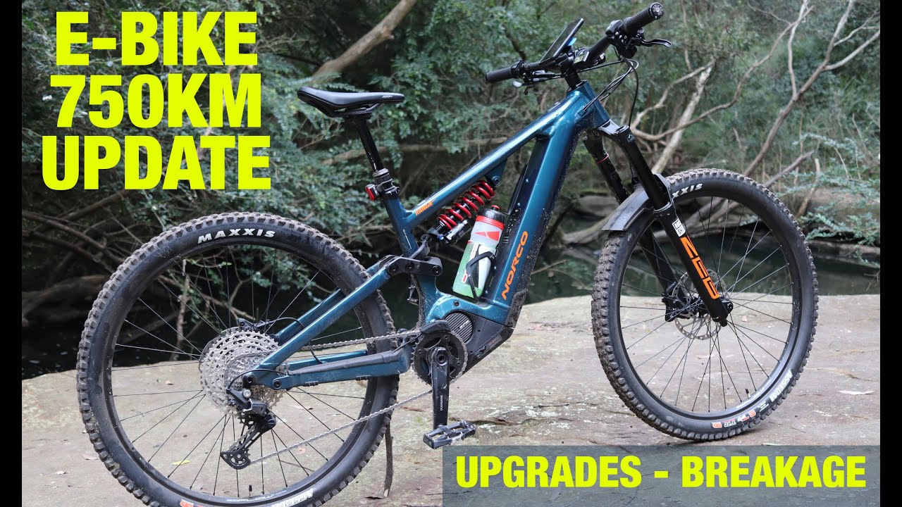 E-Bike 750km Update  //. 2022 Norco Range VLT // Upgrades - Fitness - Whats Broken