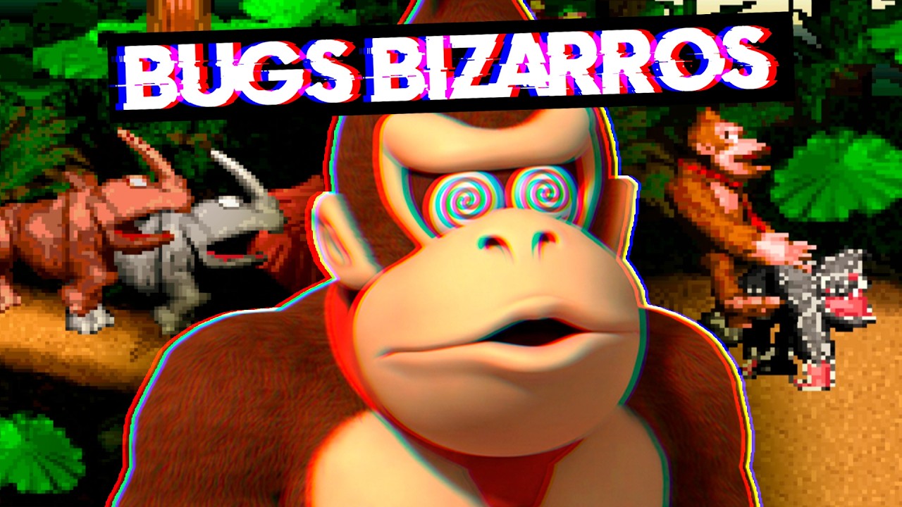 DONKEY KONG COUNTRY Est&aacute; Completamente QUEBRADO | Bugs e Glitches