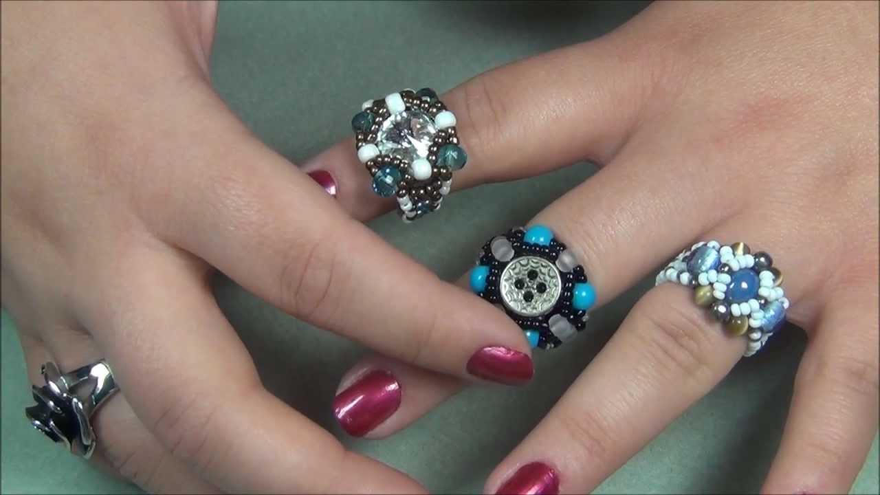 Two Hole Button ring Tutorial