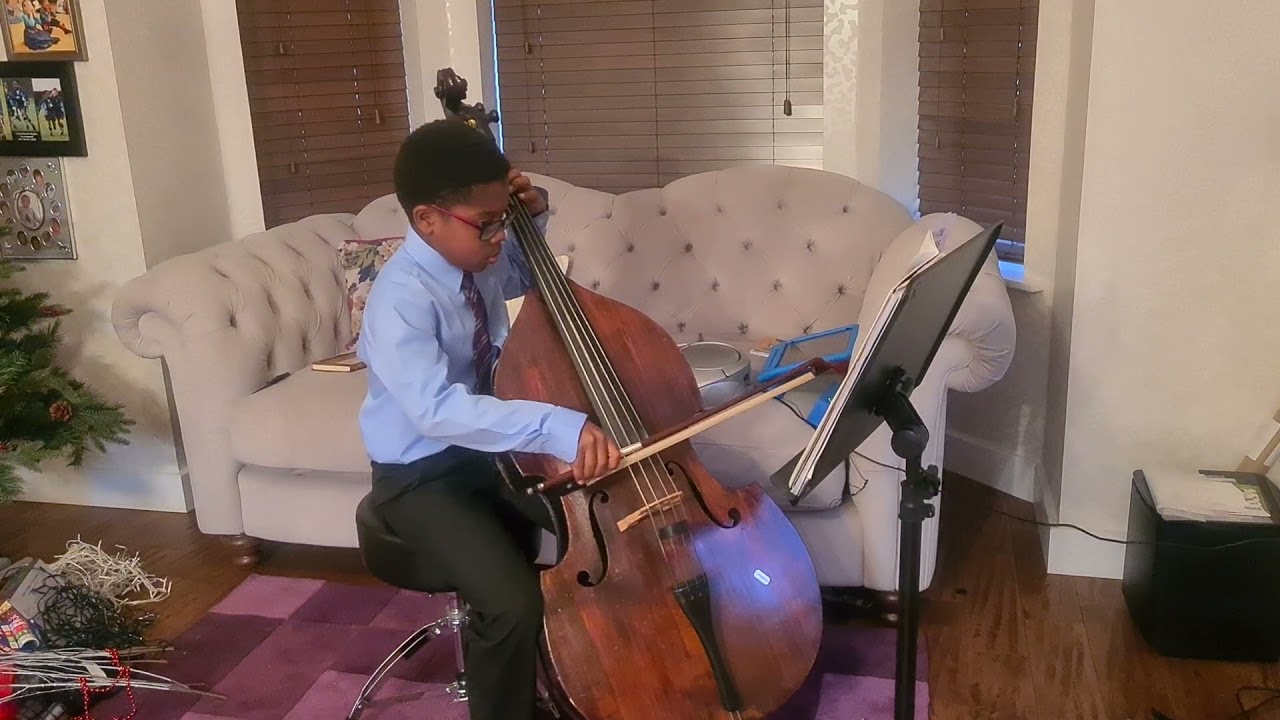 Wednesday's Child on the double bass