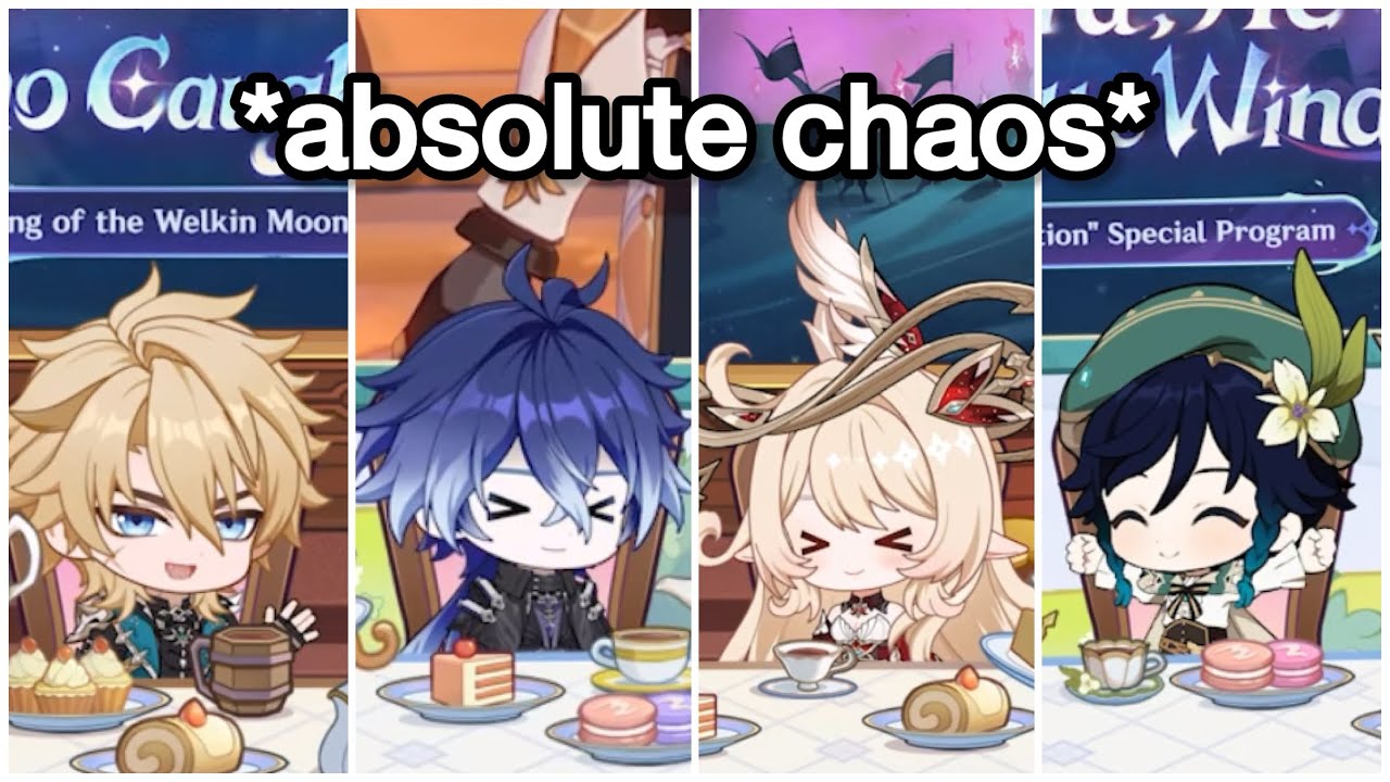 luna 5 livestream but everyone is chaotic (Genshin Impact 6.4/Luna V Special Program)