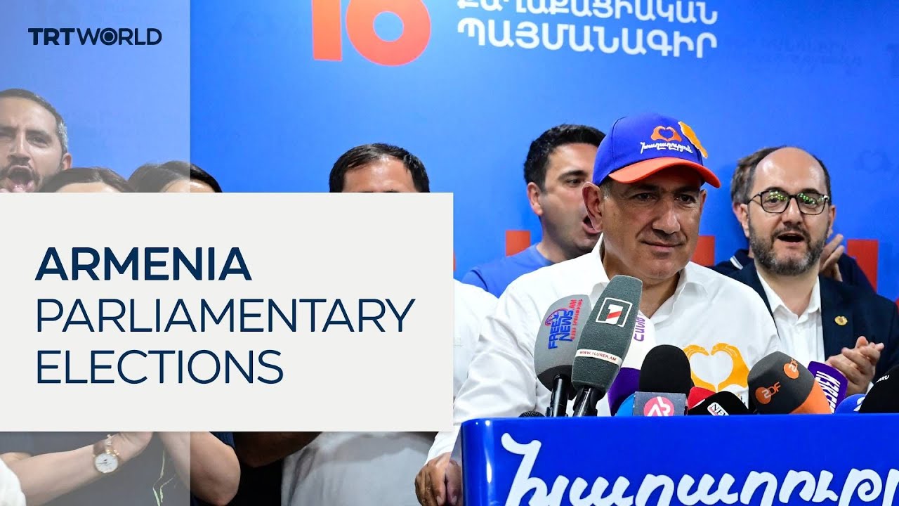 Правящая партия Пашиняна одержала победу на парламентских выборах в Армении.