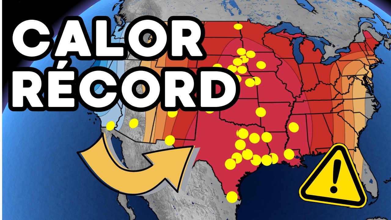 El noreste sigue congelado con récords de calor en Texas