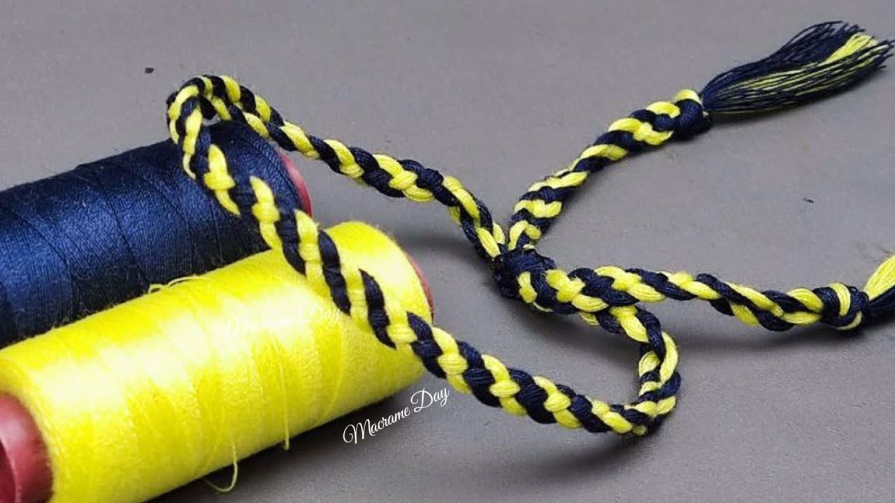 Gelang Macrame Benang Jahit | Tutorial Gelang Persahabatan