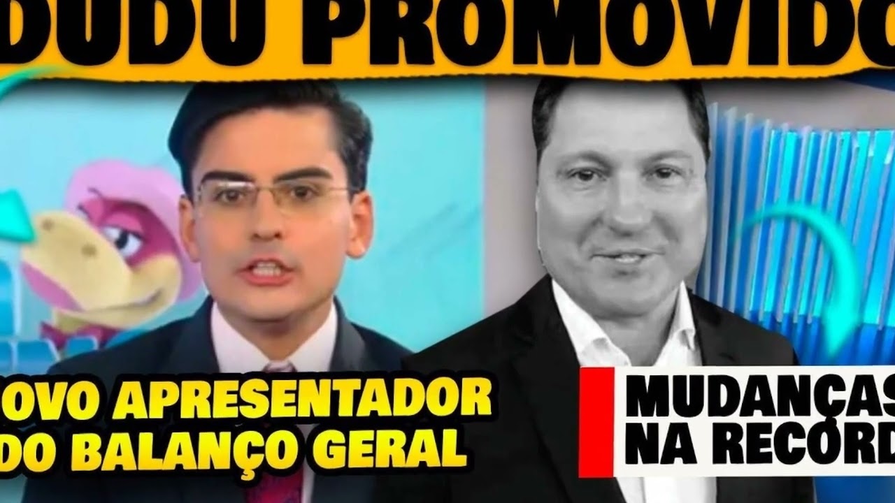 Dudu Camargo estreia com alta audiência no  Balanço Geral  e salta 400% no Ibope