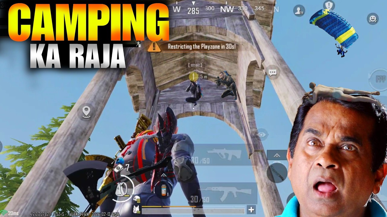 10000 Camping Place 🤣Birju King of Camper || Bgmi Funny Commentary Video #bgmi #ajaxgaming47 #gaming