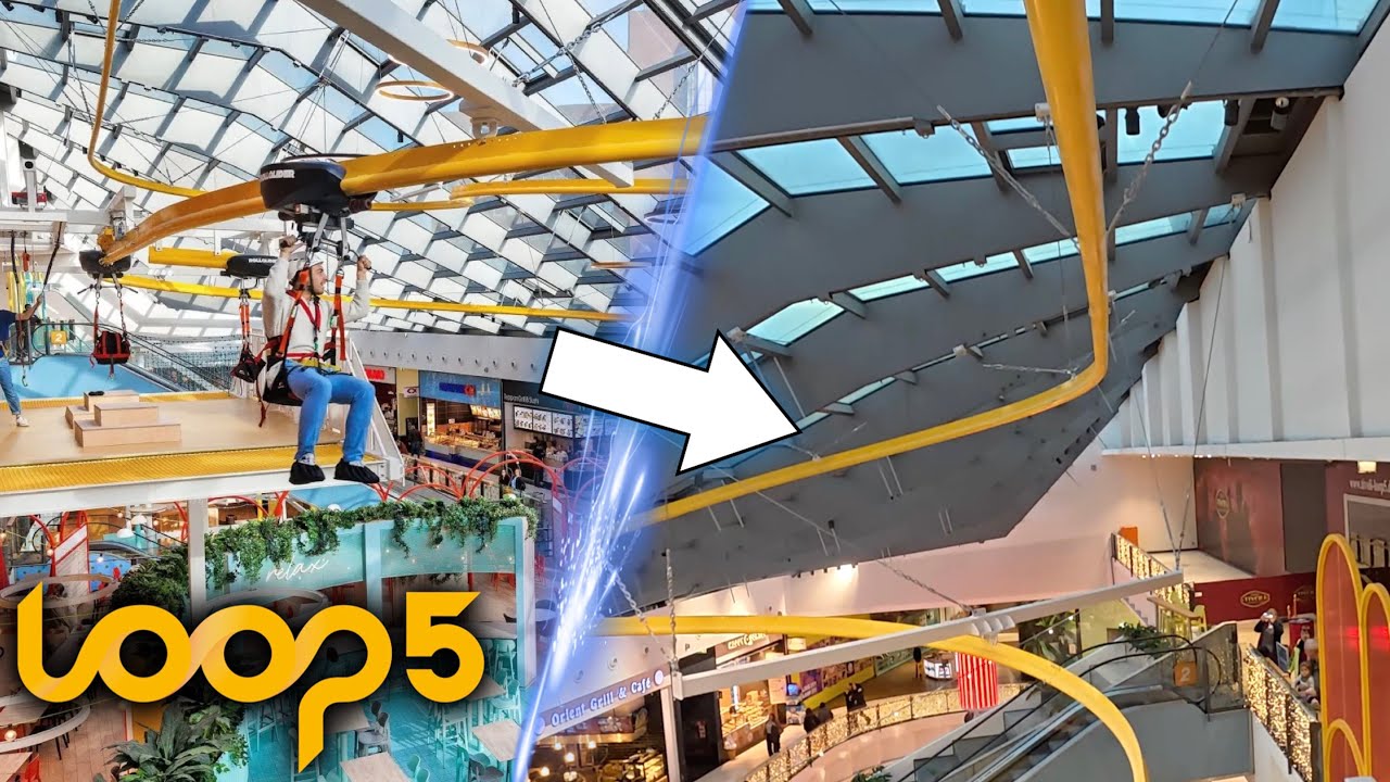 Flying Loop Zipline Coaster | LOOP 5 Weiterstadt 🇩🇪 | Onride POV