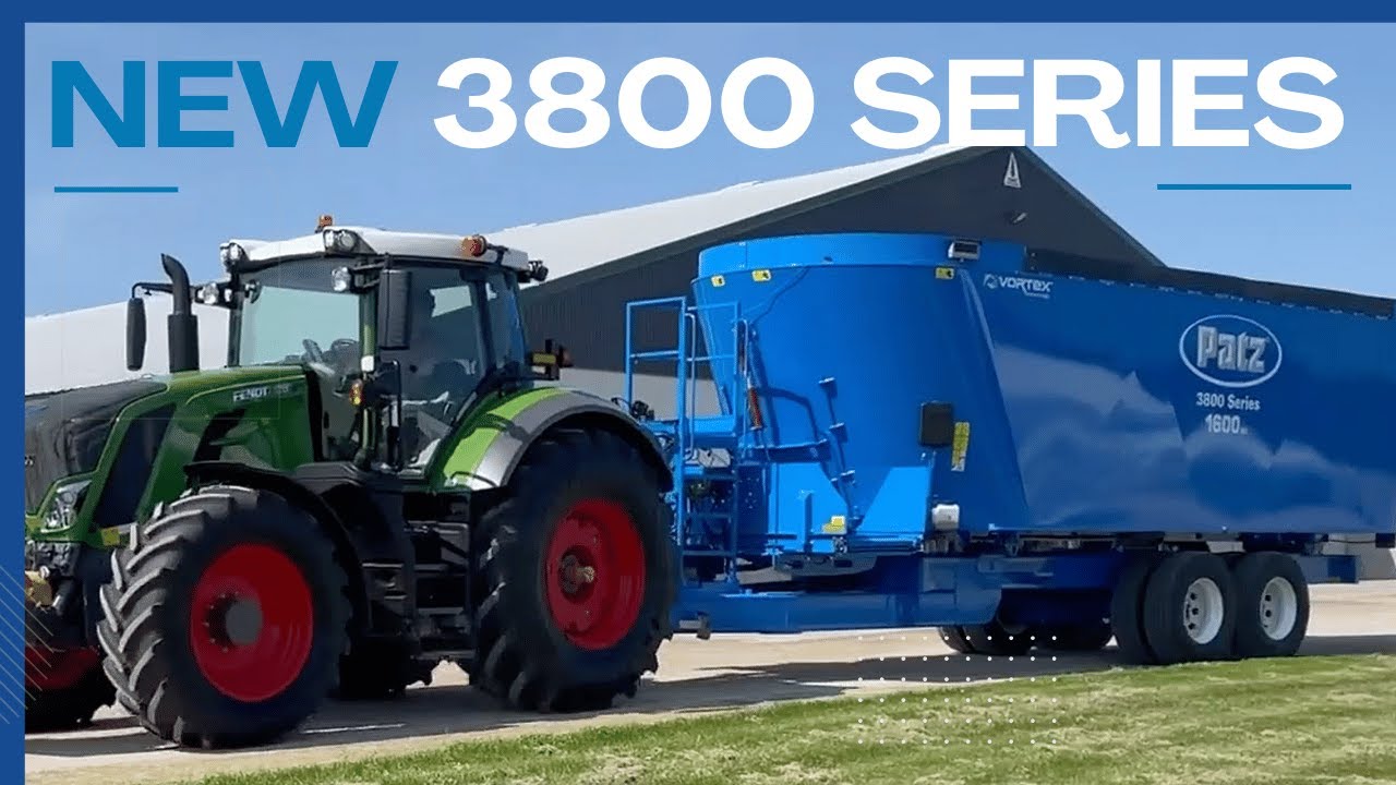 NEW Patz 3800 Series Triple Screw Vertical Mixer