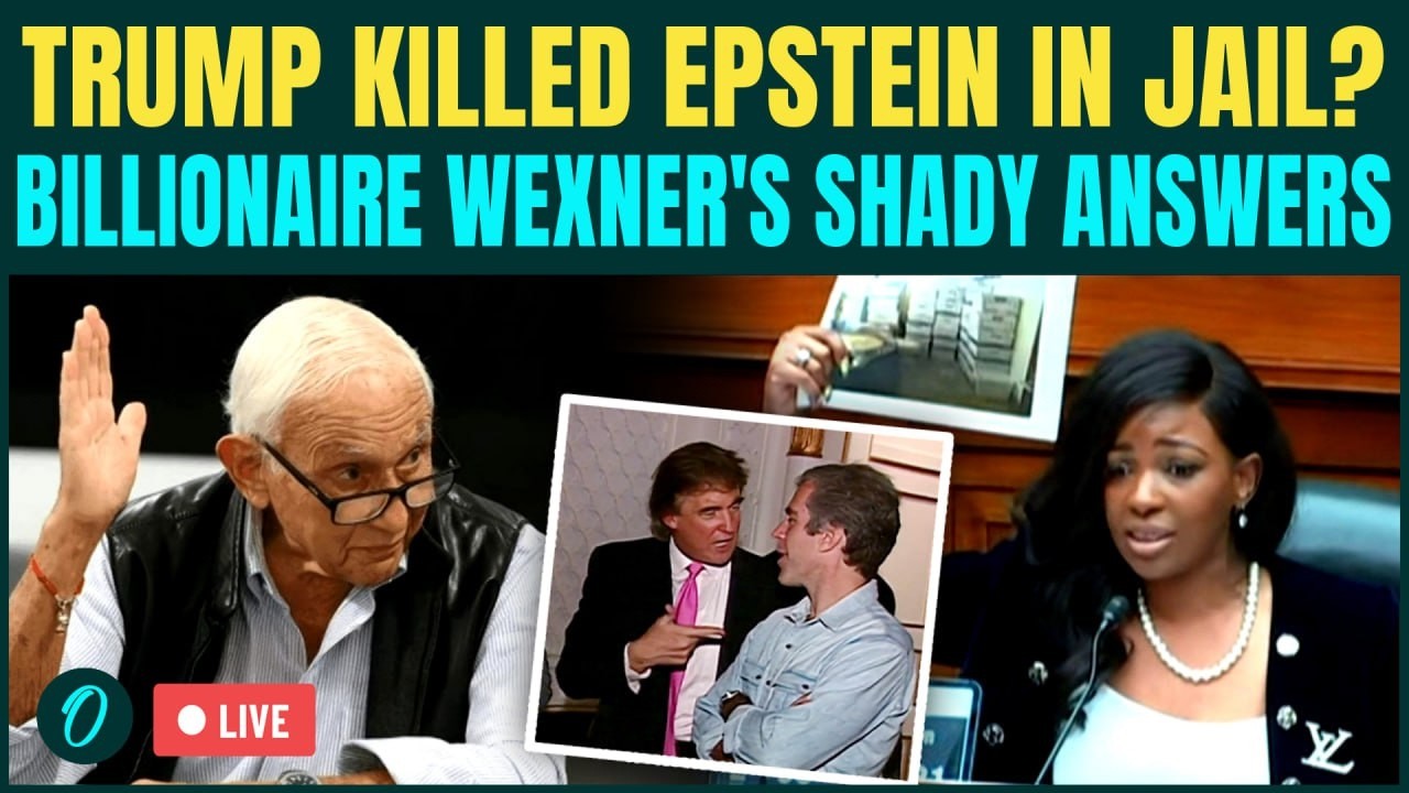 LIVE: Wexner ADMITS Trump-Epstein ‘Murder And R**e’ Secrets? | Rep. Crockett GRILLS Wexner