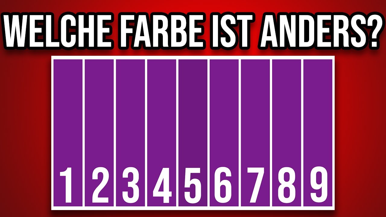 in 7 SEKUNDEN | leicht bis schwer | Augentest QUIZ
