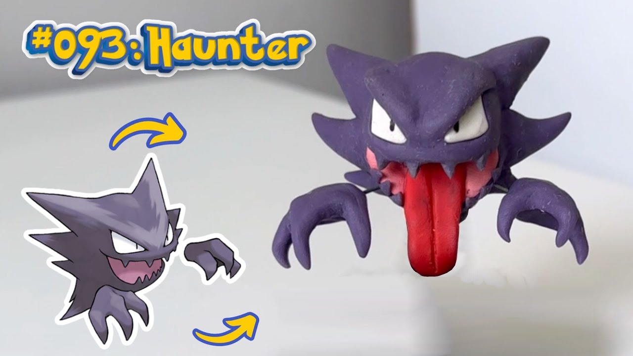 Pokemon HAUNTER в Clay Art, бисквит
