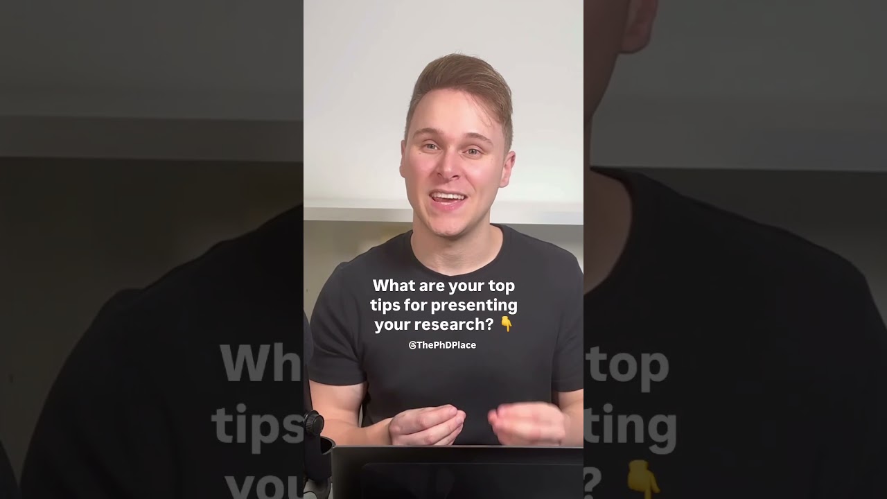 Share your best tips below 👇 #AcademicLife #ResearchPresentation #PublicSpeaking #study