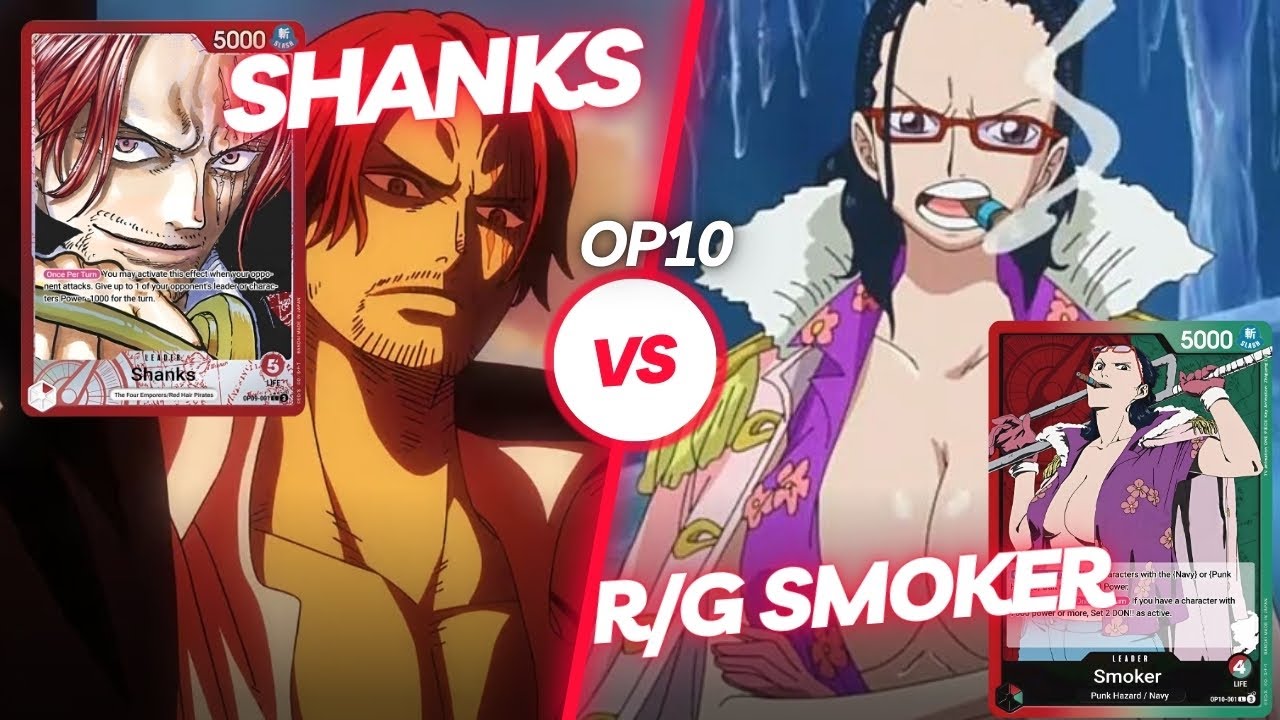 [OP10] Red Shanks vs R/G Smoker (Store Tournament 40 players Round 1)