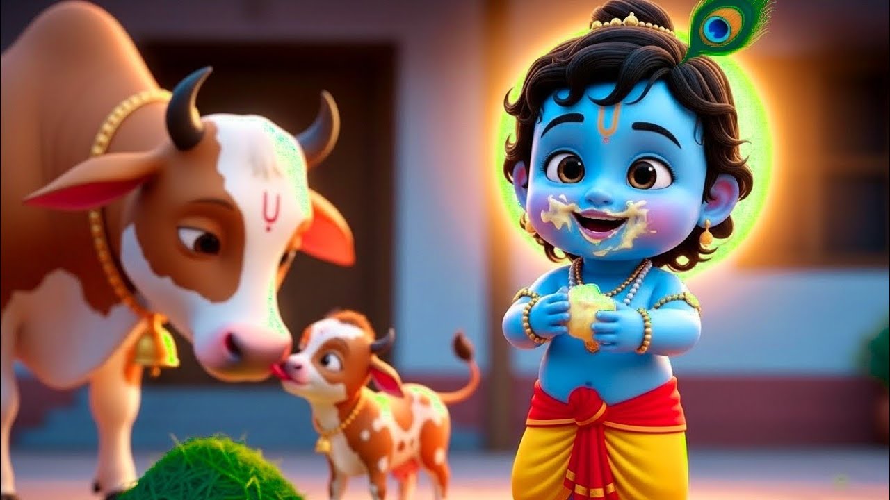 छोटी छोटी गैया छोटे छोटे ग्वाल। Choti Choti Gaiya Chote Chote Gwal। #kanha #krishna #krishnabhajan