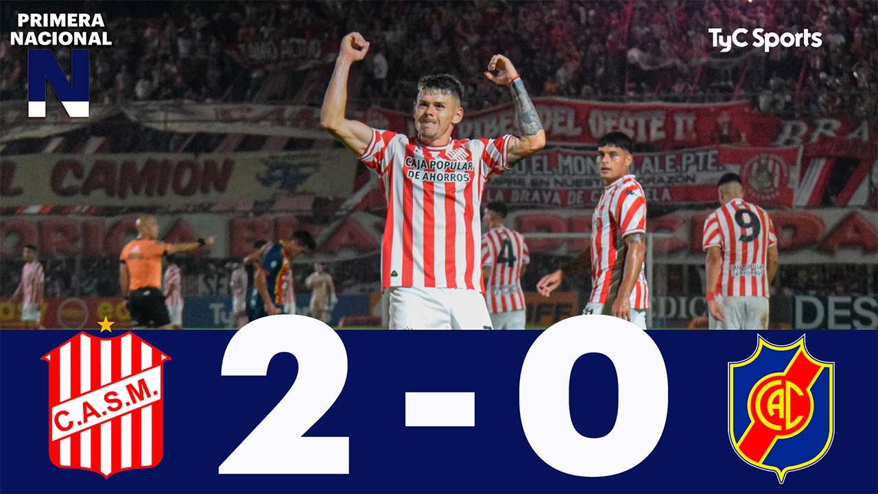 San Martín (T) 2-0 Colegiales | Primera Nacional | Fecha 13 (Zona A)