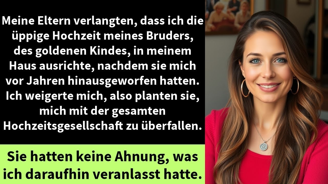 Meine Eltern verlangten, dass ich die üppige Hochzeit meines Bruders, des goldenen Kindes,