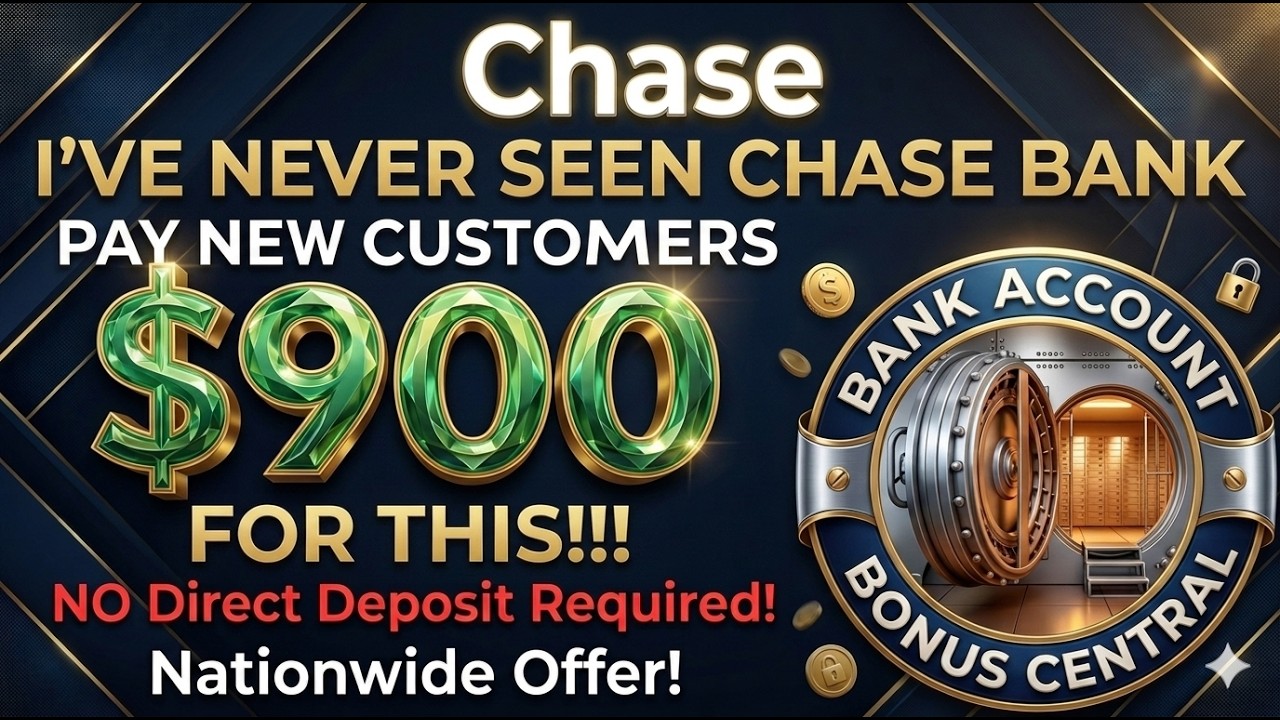 Я НИКОГДА не видел, чтобы Chase Bank платил клиентам $900 за ЭТО!!! Ограниченное предложение! Дей...