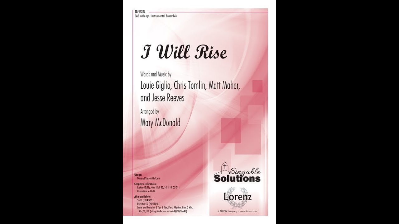 I Will Rise - Mary McDonald, Louie Giglio