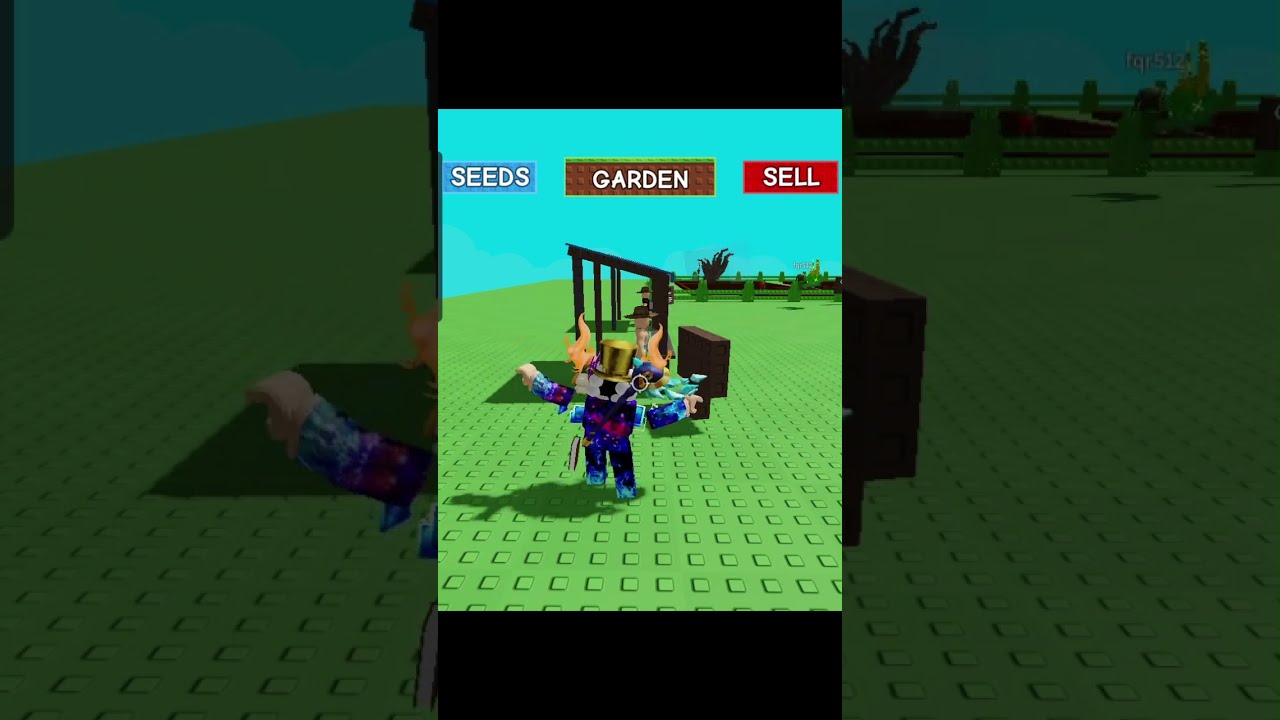 How to beat your friends in a race in Grow a Garden! #roblox #Sheepo #Sheepoidk #growagarden #shorts