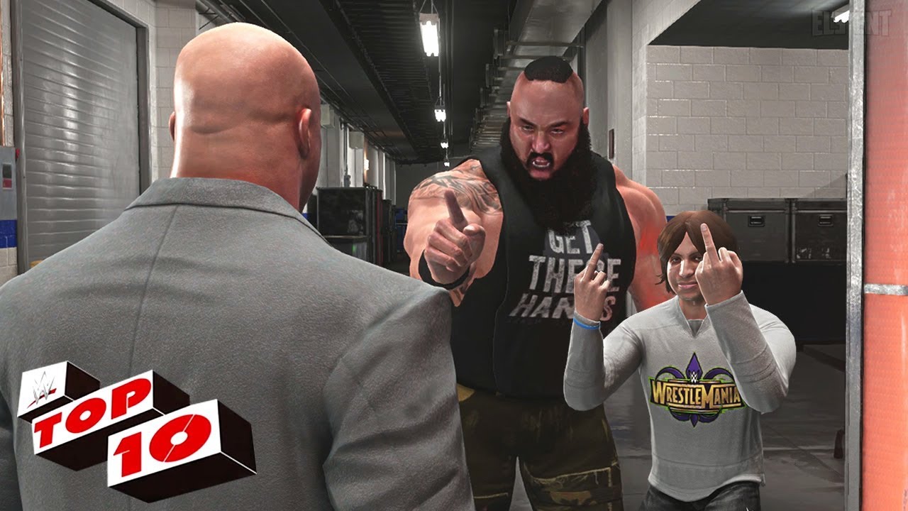 WWE 2K Top 10 RAW Moments : April 9, 2018 (RAW After Wrestlemania)