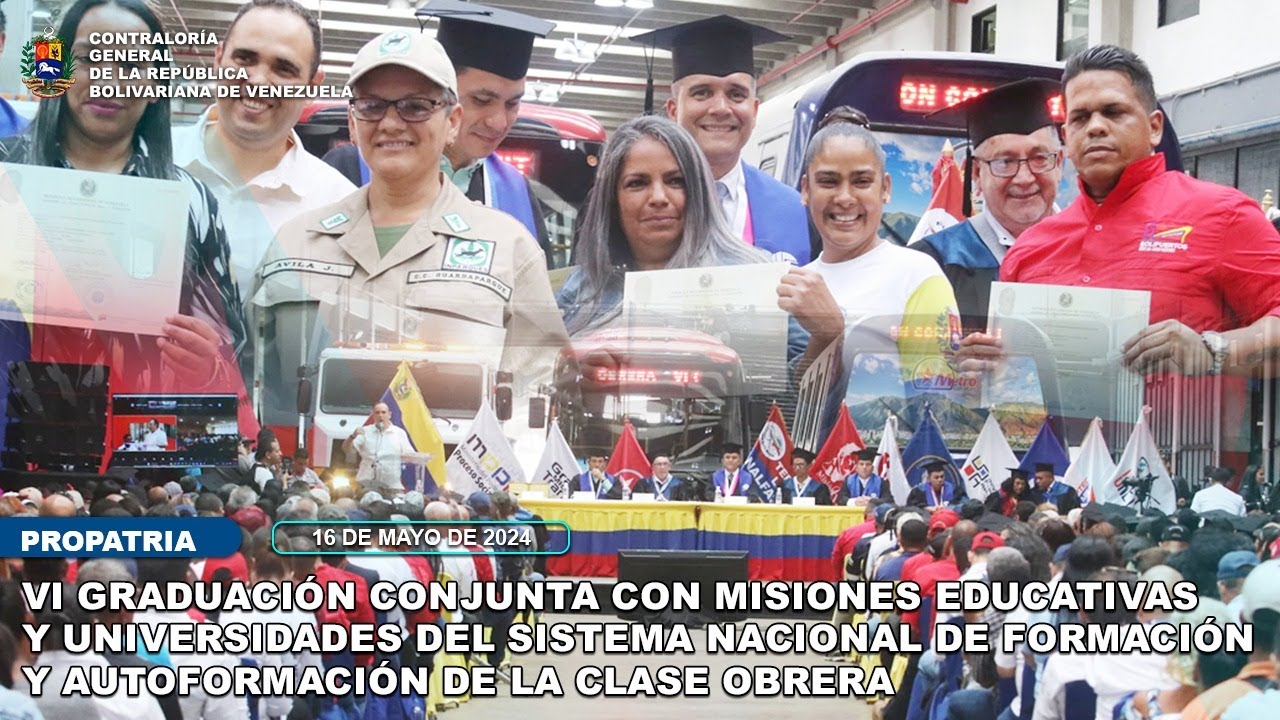 Graduaci&oacute;n conjunta del Sistema Nacional de Formaci&oacute;n y Autoformaci&oacute;n de la Clase Obrera