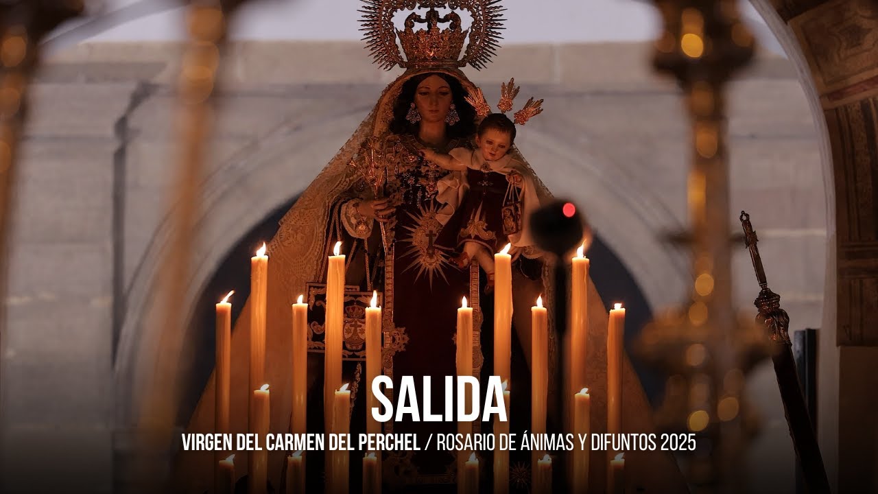 4K | Salida - Virgen del Carmen del Perchel | Rosario de Ánimas y Difuntos 2025