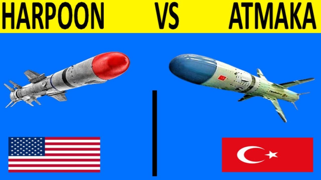 Turkish ATMACA VS American Harpoon Anti-Ship Missile in Complete Analysis