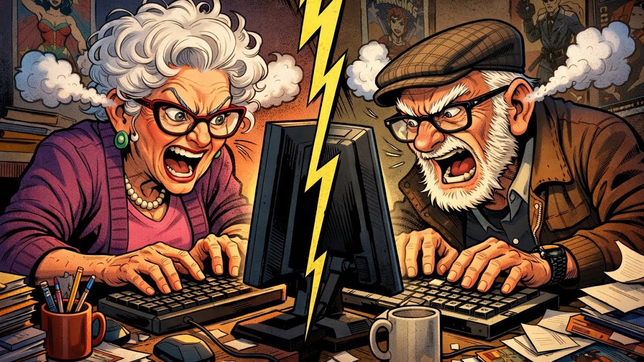 LIKE A BLOODSTAIN ON SILK- Elderly Comic Book Pros Hold On To PETTY Grudges For DECADES