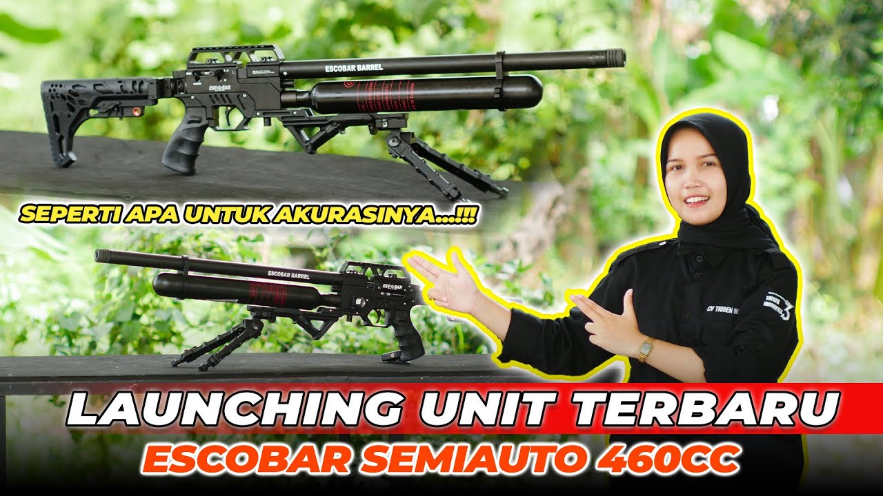 AKHIRNYA LAUNCHING!! SENAPAN PCP PREDATOR ESCOBAR SEMI OTOMATIS!! INI DIA HASIL TES AKURASINYA
