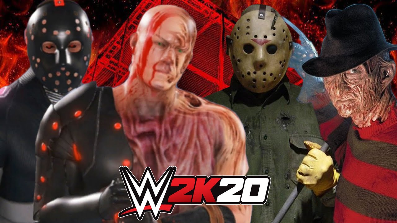 FREDDY & JASON vs SUPER GAMING FAMILY HORROR EDITION | WWE 2K20