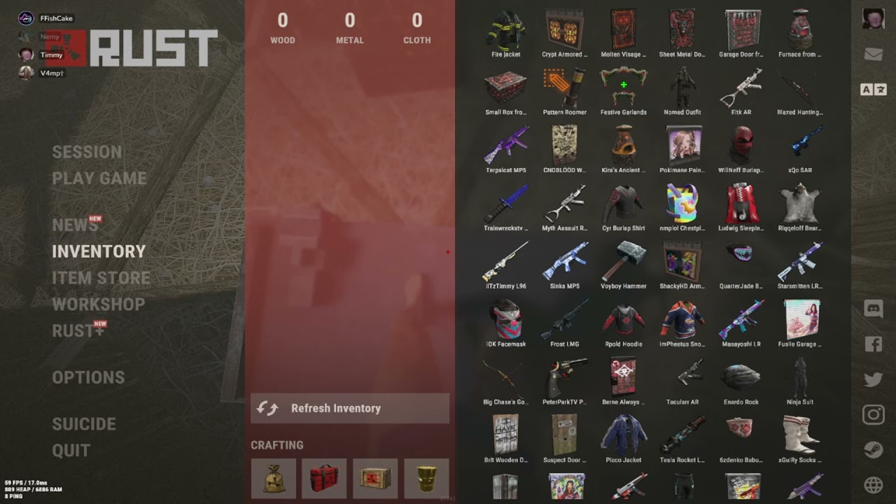 High quality bag opening Rust $700 profit