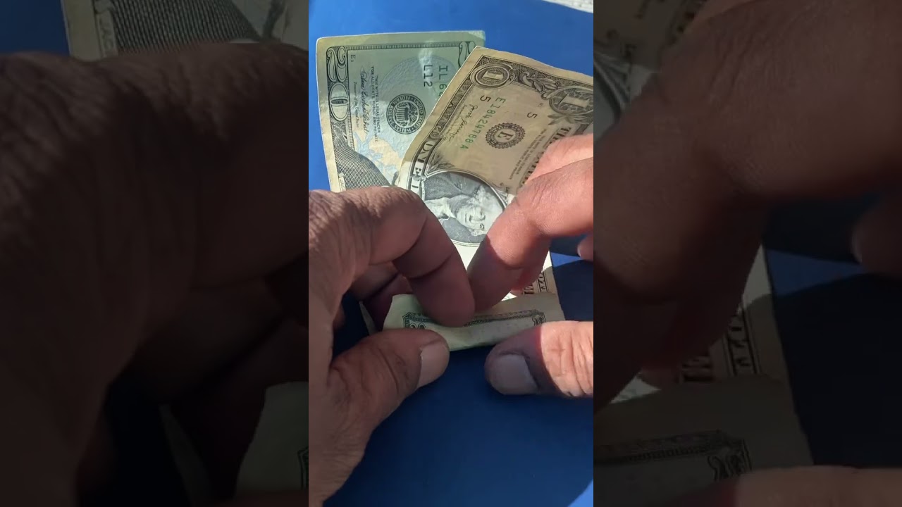 Top dollar money trick     #MoneyTrick #Money #MoneyMagic #Magic