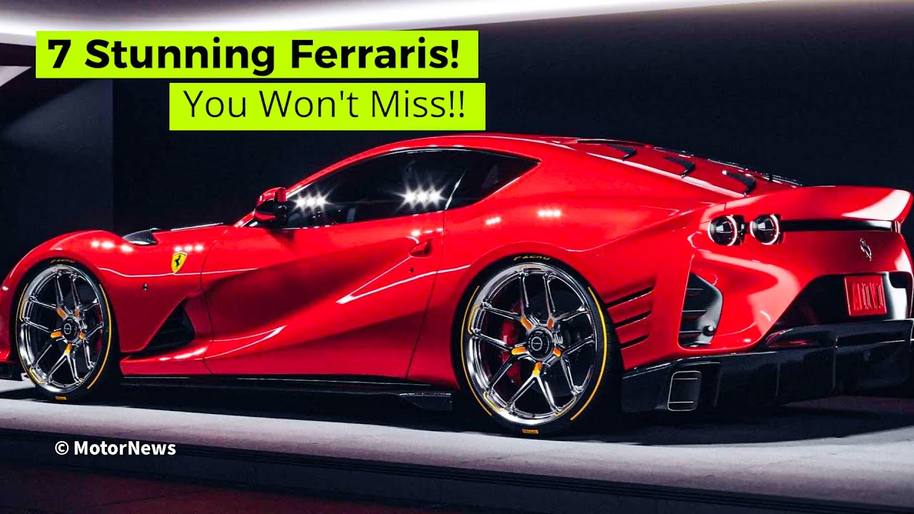 7 Most Beautiful Ferrari Cars 2025