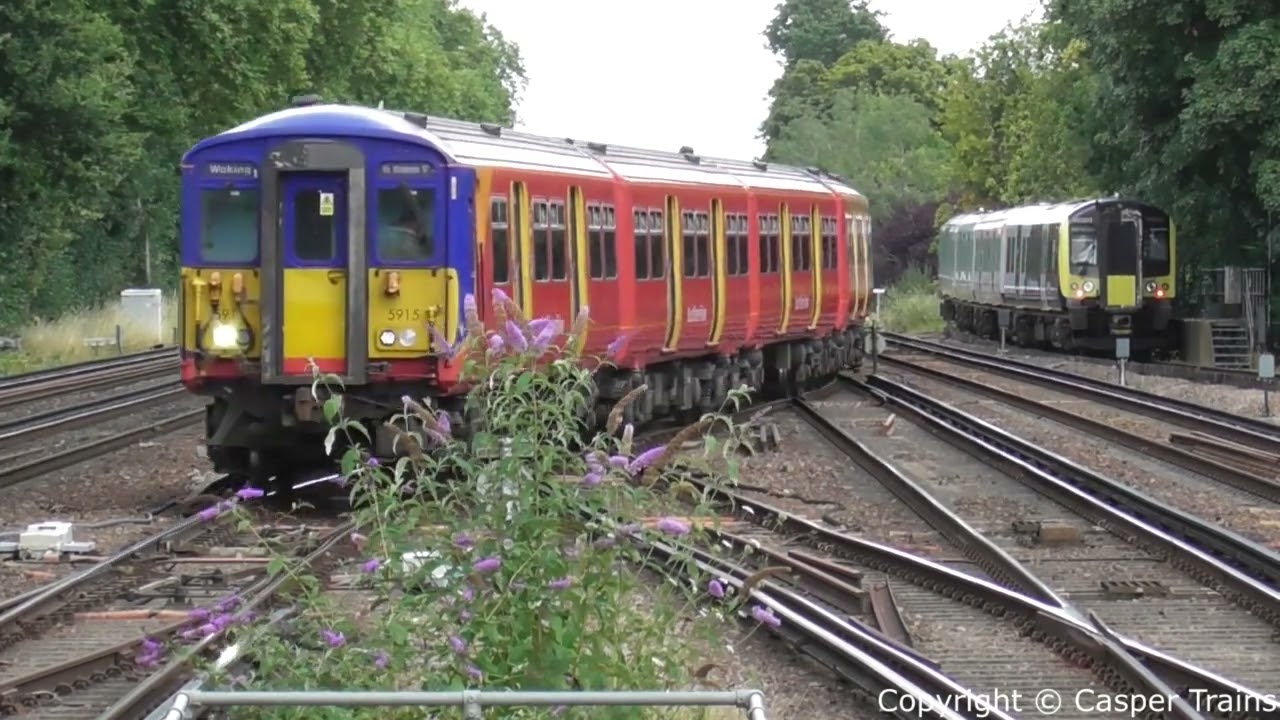 Trains at Woking
