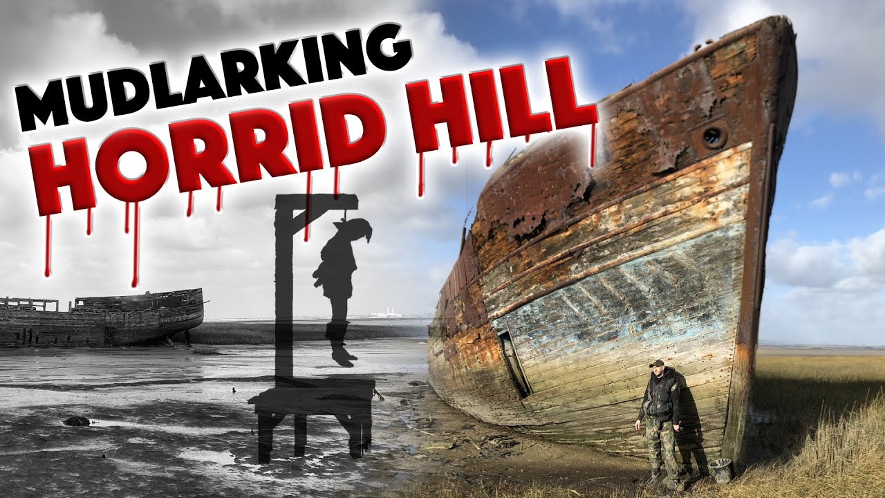 Mudlarking HORRID HILL (yes it's a real place) and exploring INSIDE shipwrecks!