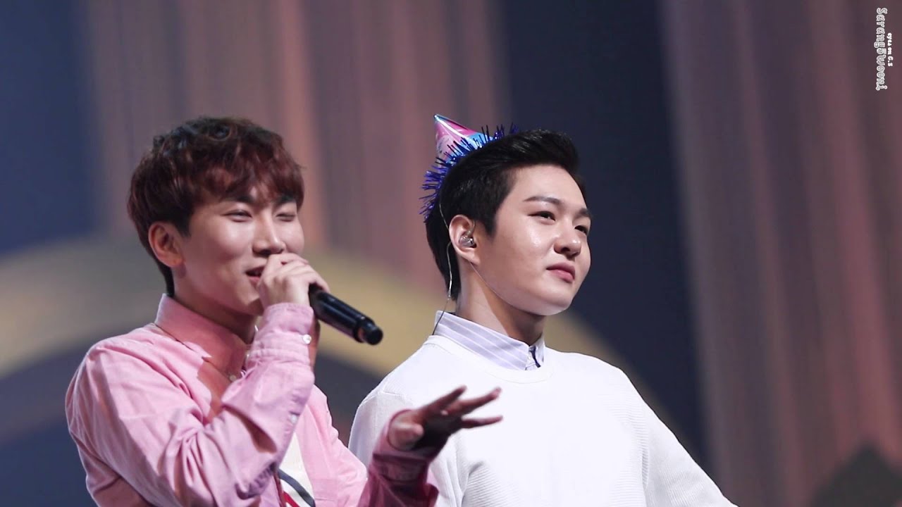 160221 비투비어워즈 창섭 생일축하 뽀뽀타임