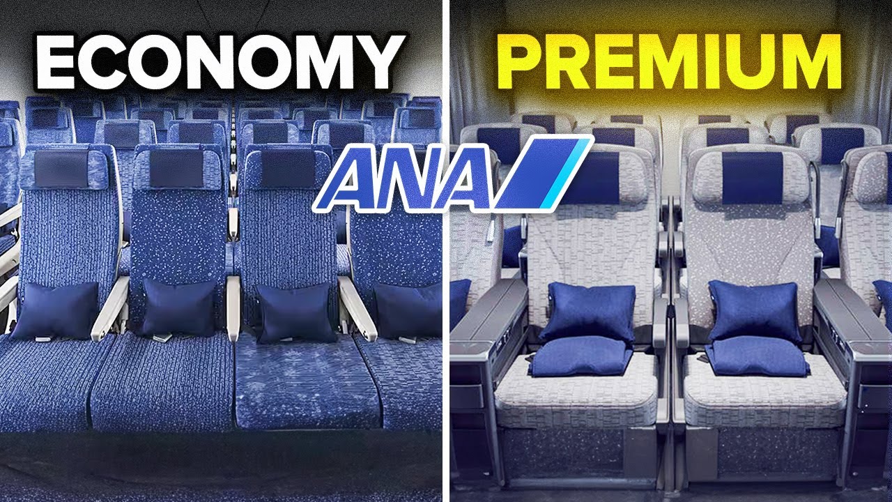 All Nippon Airways ECONOMY vs. PREMIUM ECONOMY Comparison - Which Class Offers Better Value?