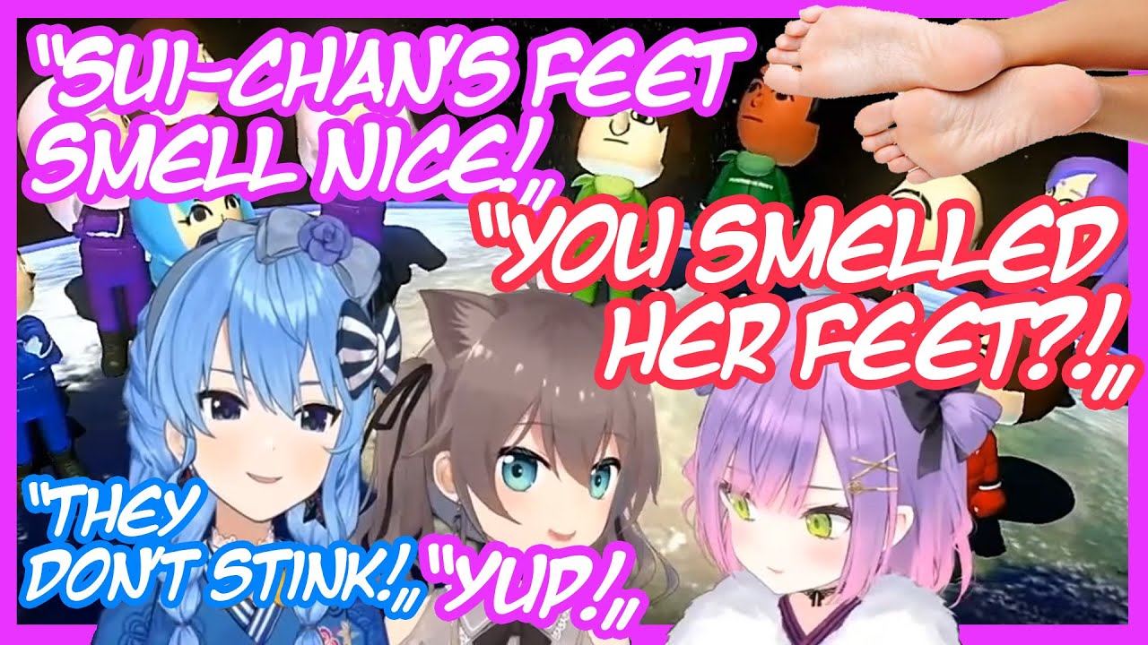 Towa is Disgusted After Matsuri says she Smelled Suisei's Feet [ENG]