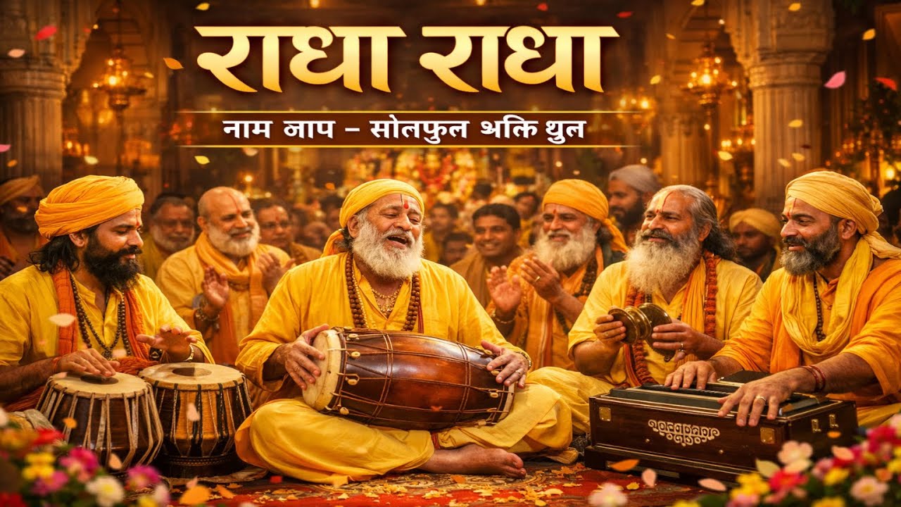 राधा राधा नाम कीर्तन 🙏 Radha Naam Kirtan | मन को छू जाने वाली भक्ति धुन | Soulful Devotional Music