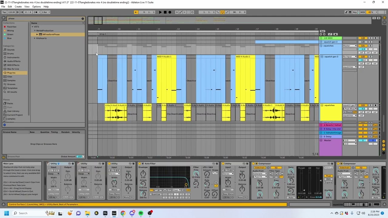 'Tangled Snakes' Track Breakdown - Squelches and sound design