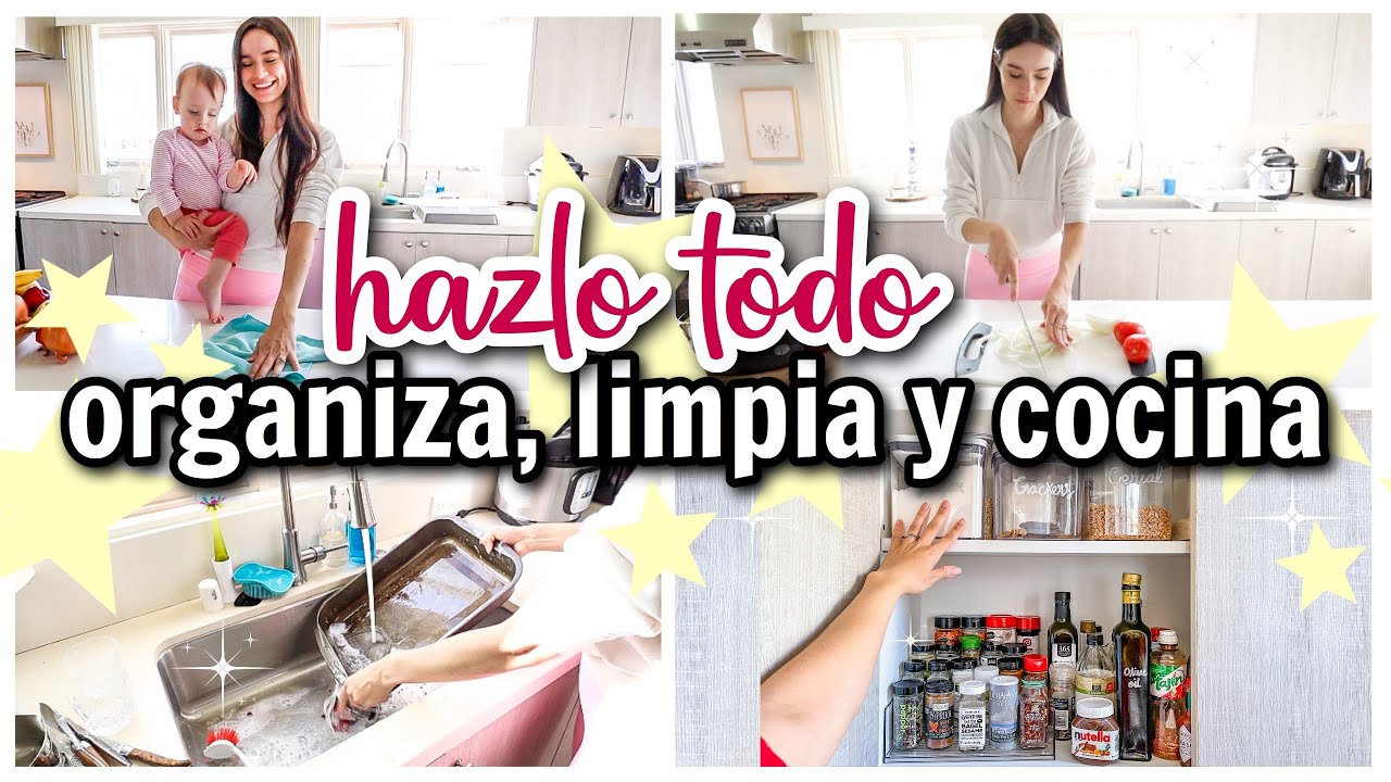 HAZLO TODO CONMIGO | limpia, cocina, organiza y lava ropa conmigo | Rutinas | Alejandra C Maldonado
