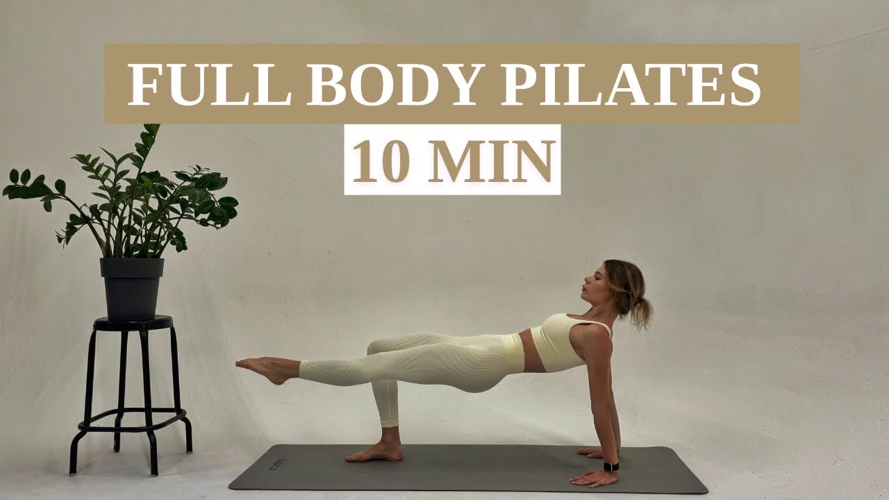 10 min Full body Pilates workout at home | toned body + slim waist | NO TALK | NO EQIPMENT